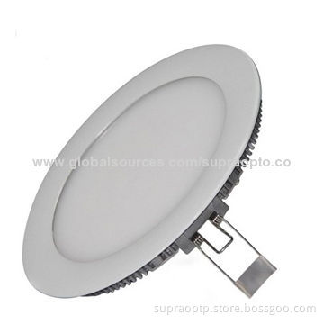 Round LED Panel Light with 9W 96 pieces of 3528 SMD LEDs and 105 degrees Beam angleNew